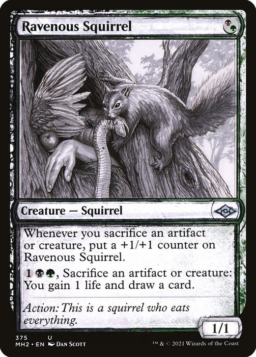 Ravenous Squirrel  - Showcase (Foil)