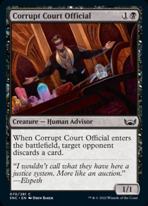 Corrupt Court Official  (Foil)