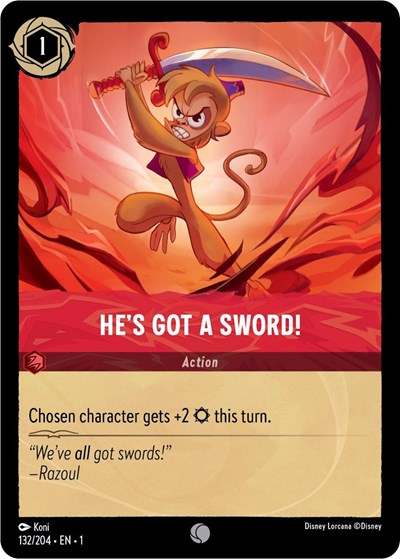 He's Got A Sword! - Foil