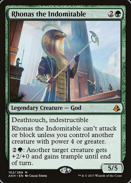 Rhonas the Indomitable  (Foil)