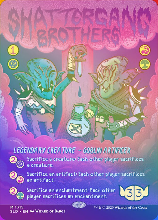 Shattergang Brothers - Borderless - Legendary (Foil)