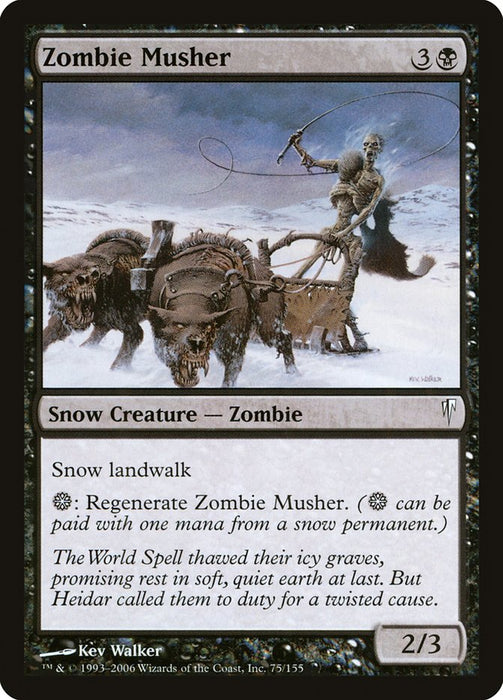 Zombie Musher  (Foil)