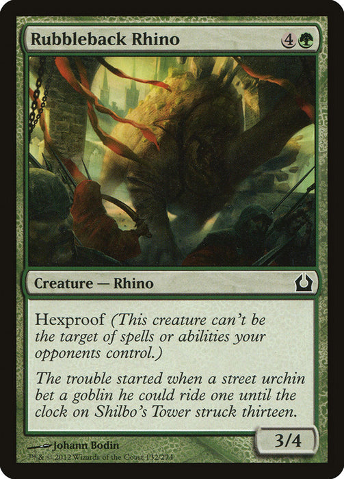 Rubbleback Rhino  (Foil)