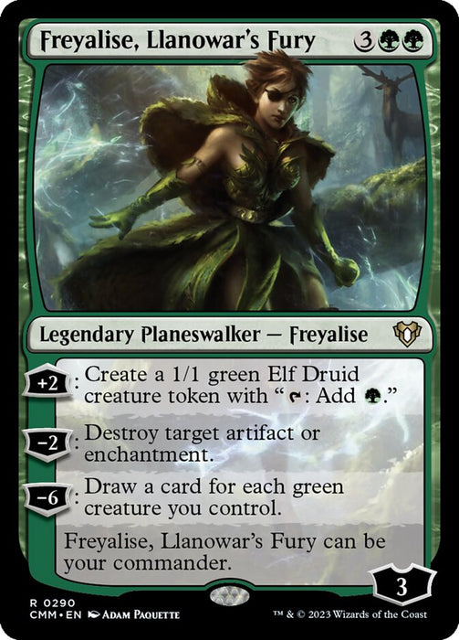 Freyalise, Llanowar's Fury (Foil)