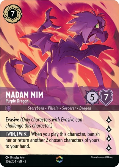 Madam Mim - Purple Dragon - Enchanted