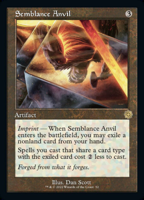 Semblance Anvil - Retro Frame (Foil)