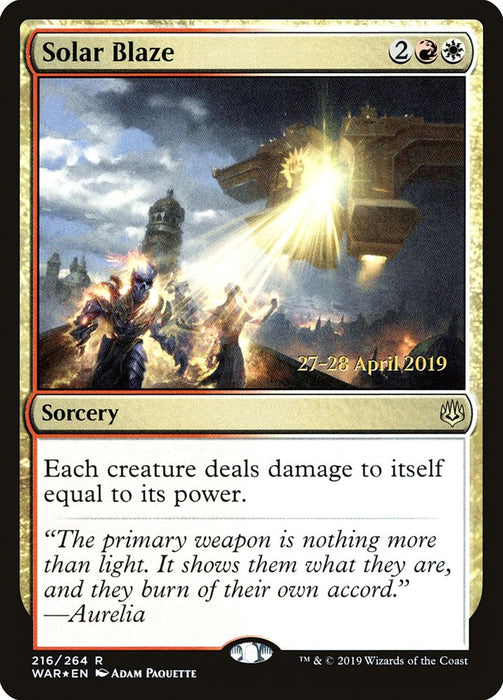 Solar Blaze  (Foil)