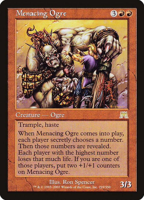 Menacing Ogre  (Foil)