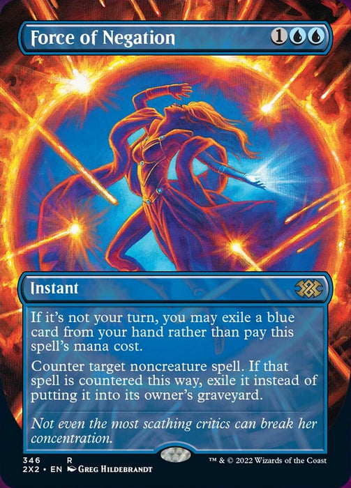 Force of Negation - Borderless  - Inverted (Foil)