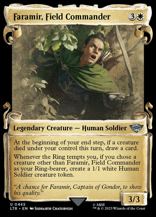 Faramir, Field Commander - Showcase- Legendary (Foil)