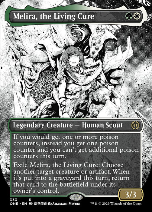 Melira, the Living Cure - Borderless - Showcase- Legendary- Inverted