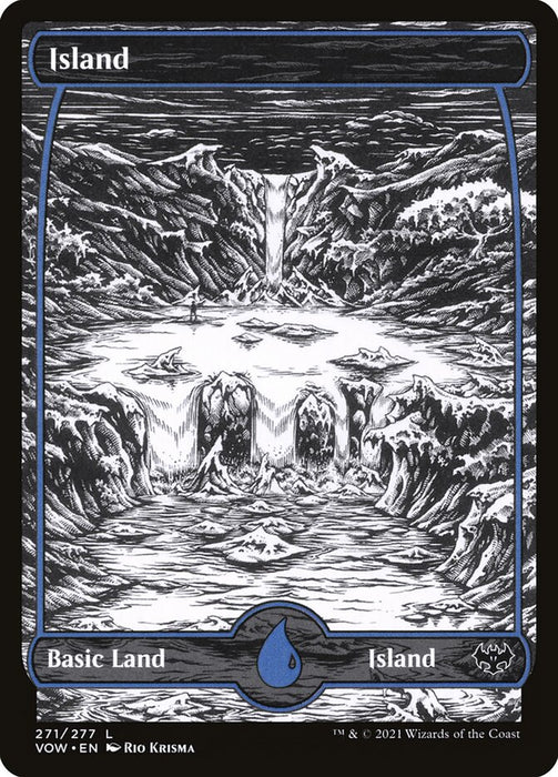 Island - Full Art  - Showcase - Inverted (Foil)