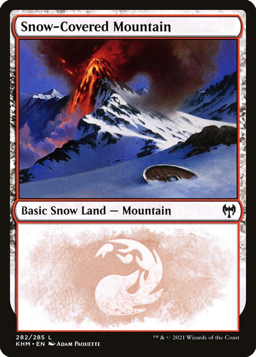 Snow-Covered Mountain  - Snow (Foil)