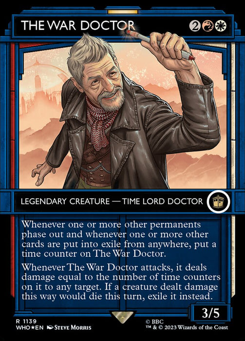 The War Doctor - Borderless - Showcase- Legendary- Inverted (Foil)