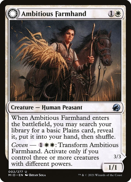 Ambitious Farmhand // Seasoned Cathar  - Sunmoondfc (Foil)