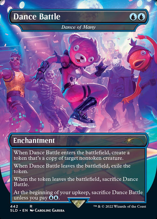 Dance Battle - Dance of Many - Borderless - Full Art - Inverted (Foil)