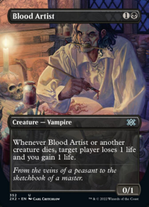 Blood Artist - Borderless  - Inverted (Foil)