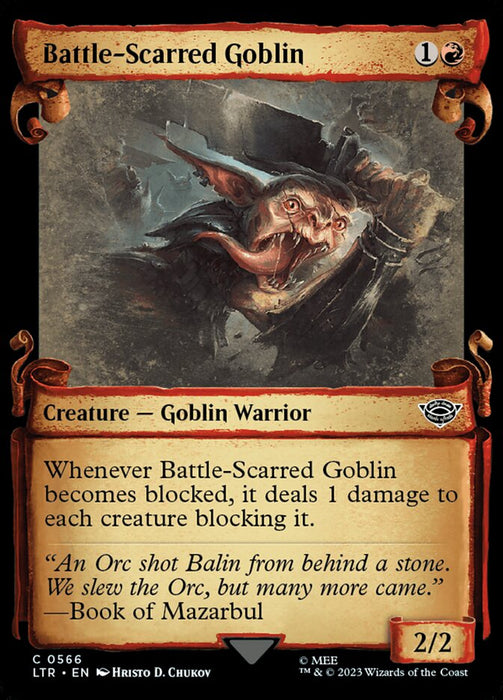 Battle-Scarred Goblin - Showcase (Foil)