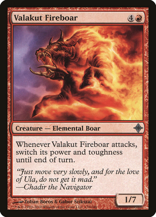 Valakut Fireboar  (Foil)