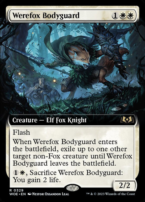 Werefox Bodyguard - Extended Art (Foil)