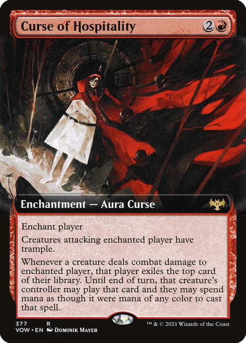 Curse of Hospitality  - Extended Art (Foil)