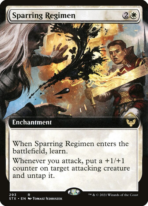 Sparring Regimen  - Extended Art (Foil)