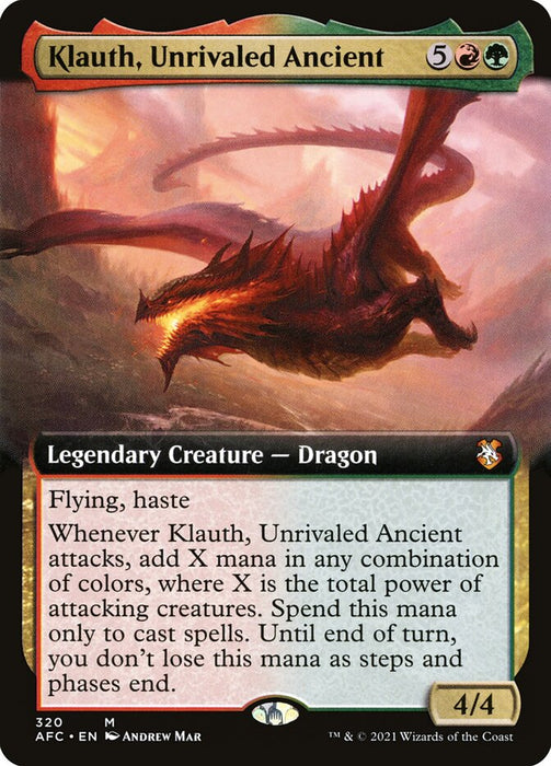 Klauth, Unrivaled Ancient - Legendary- Extended Art