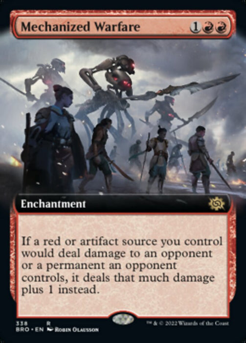 Mechanized Warfare - Extended Art (Foil)