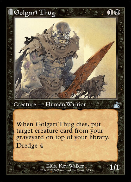 Golgari Thug - Retro Frame (Foil)