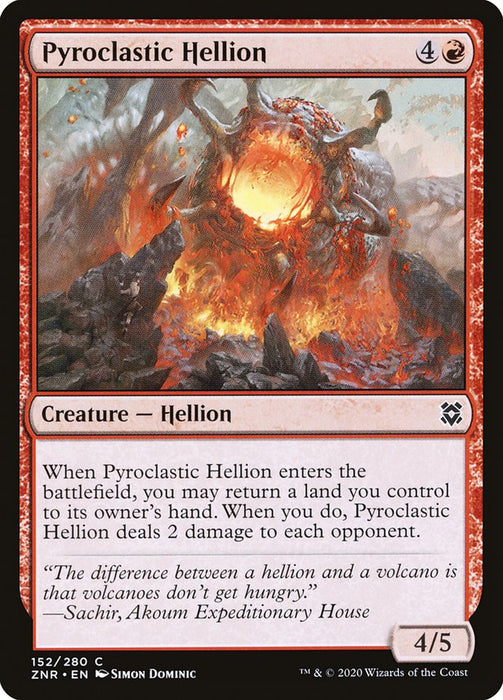 Pyroclastic Hellion  (Foil)
