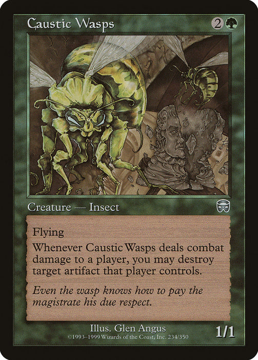 Caustic Wasps  (Foil)