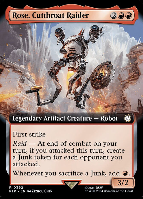 Rose, Cutthroat Raider - Legendary- Extended Art