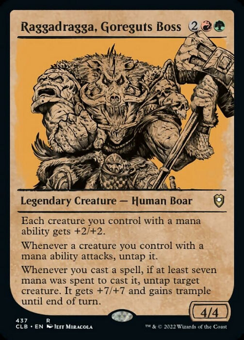 Raggadragga, Goreguts Boss  - Showcase - Legendary (Foil)