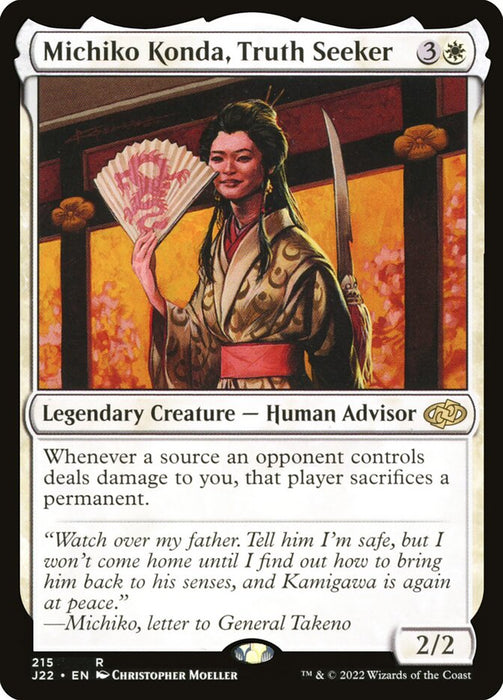 Michiko Konda, Truth Seeker - Legendary