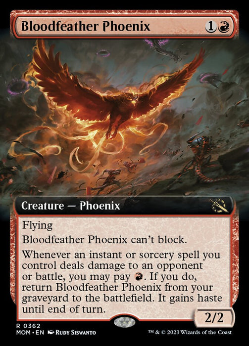 Bloodfeather Phoenix - Extended Art- Extended Art