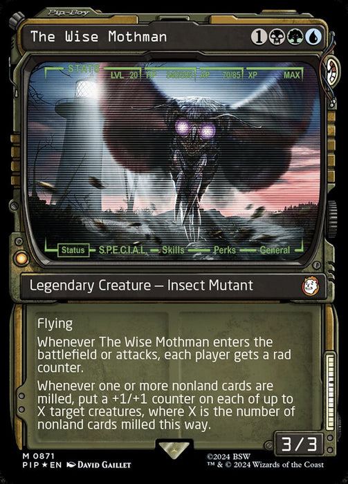 The Wise Mothman - Showcase- Legendary- Inverted (Foil)