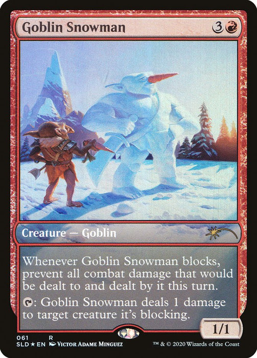 Goblin Snowman - Full Art - Inverted (Foil)