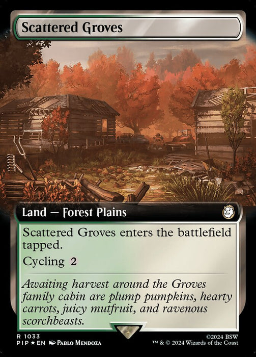 Scattered Groves - Extended Art (Foil)