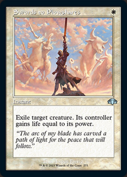 Swords to Plowshares - Retro Frame (Foil)