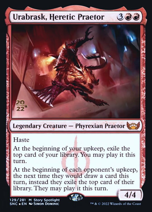 Urabrask, Heretic Praetor - Legendary (Foil)