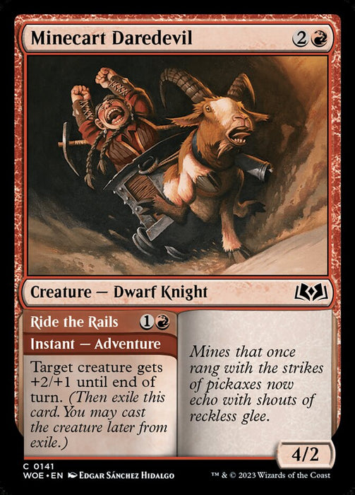 Minecart Daredevil // Ride the Rails (Foil)