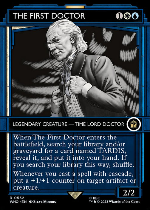 The First Doctor - Borderless - Showcase- Legendary- Inverted