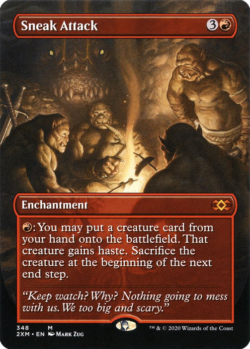 Sneak Attack - Borderless  (Foil)