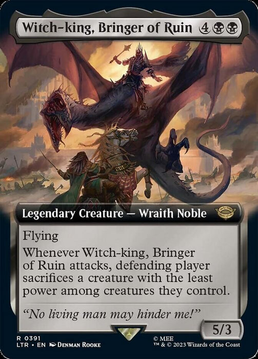 Witch-king, Bringer of Ruin - Legendary- Extended Art