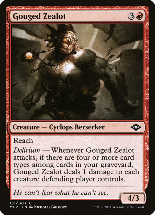 Gouged Zealot  (Foil)