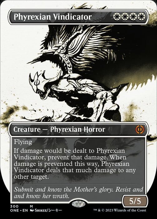 Phyrexian Vindicator - Borderless - Showcase- Inverted (Foil)