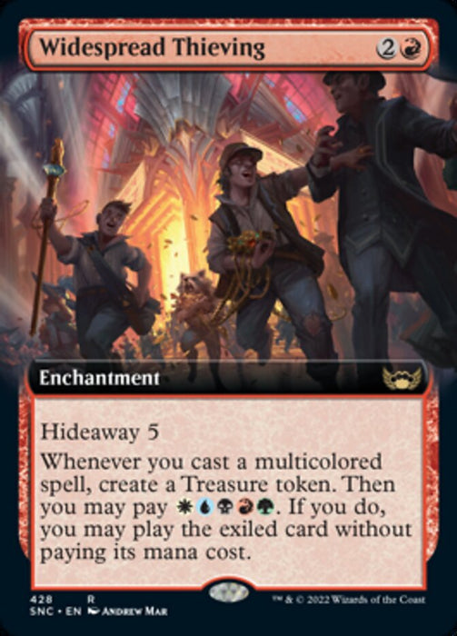 Widespread Thieving  - Extended Art (Foil)