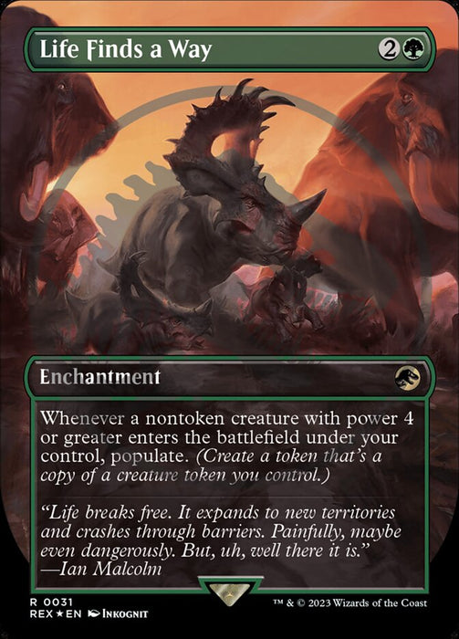 Life Finds a Way - Borderless (Foil)