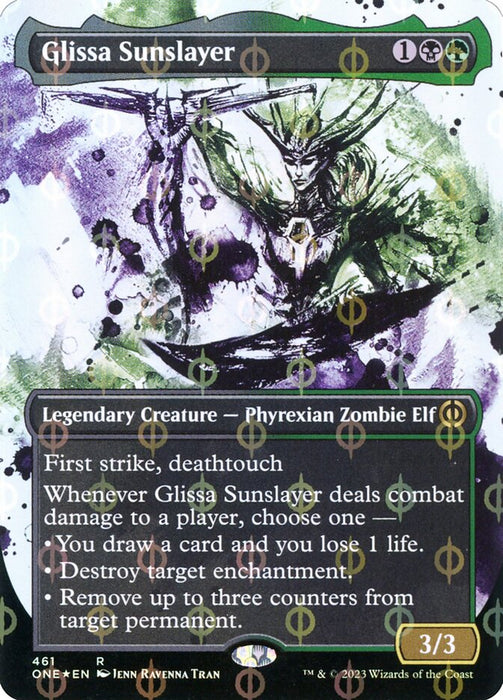 Glissa Sunslayer - Borderless - Legendary- Inverted- Showcase (Foil)