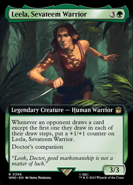 Leela, Sevateem Warrior - Legendary- Extended Art